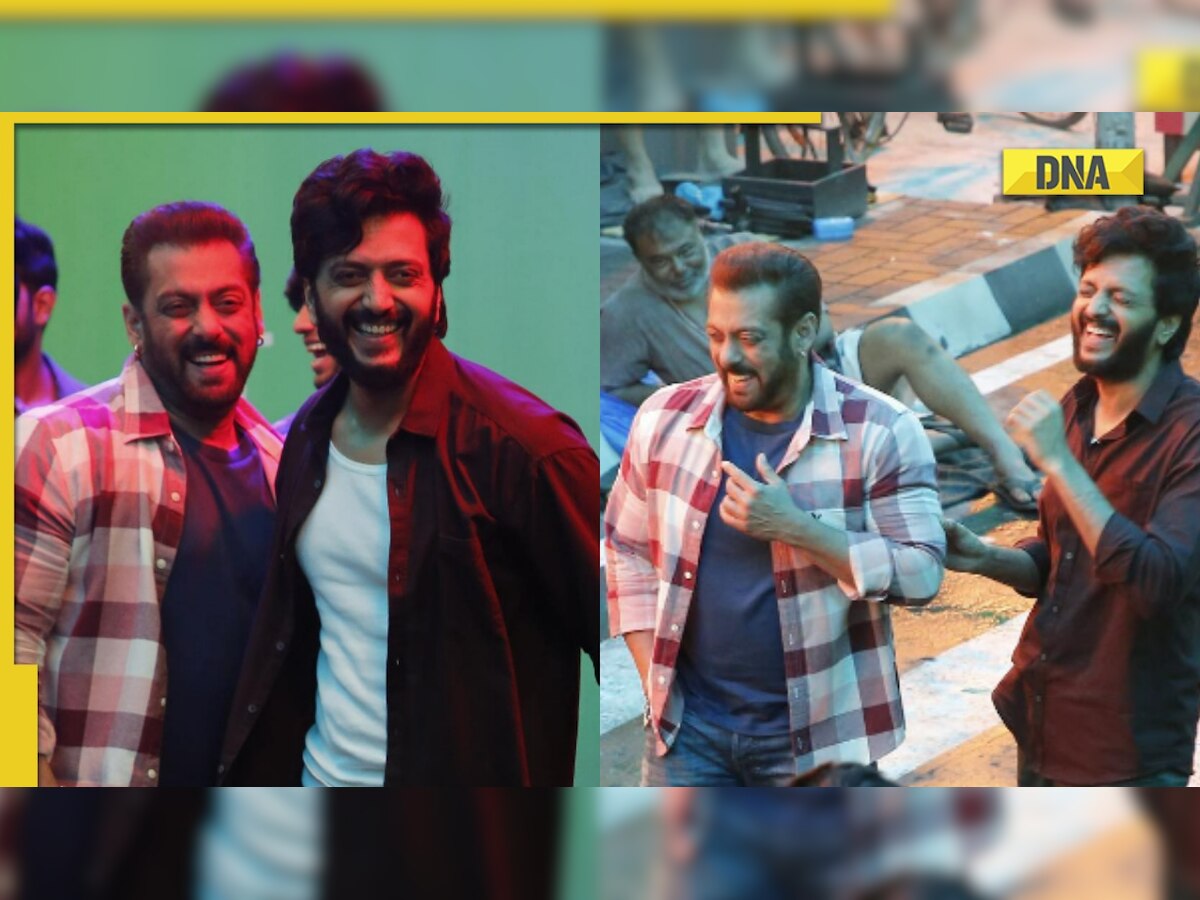 Riteish Deshmukh wraps up his directorial debut Ved, shares BTS photos with Salman Khan