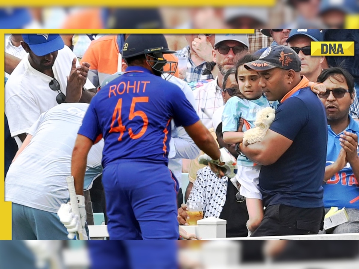 IND vs ENG: Netizens in awe after Rohit Sharma meets girl who got hit by his six in London