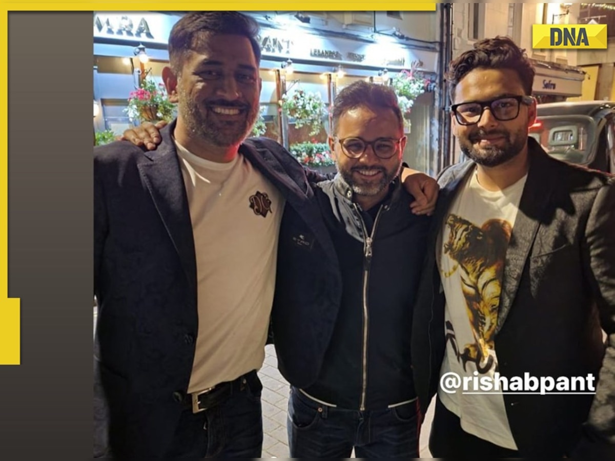 MS Dhoni spends quality time with Parthiv Patel, Rishabh Pant on London streets, see pic