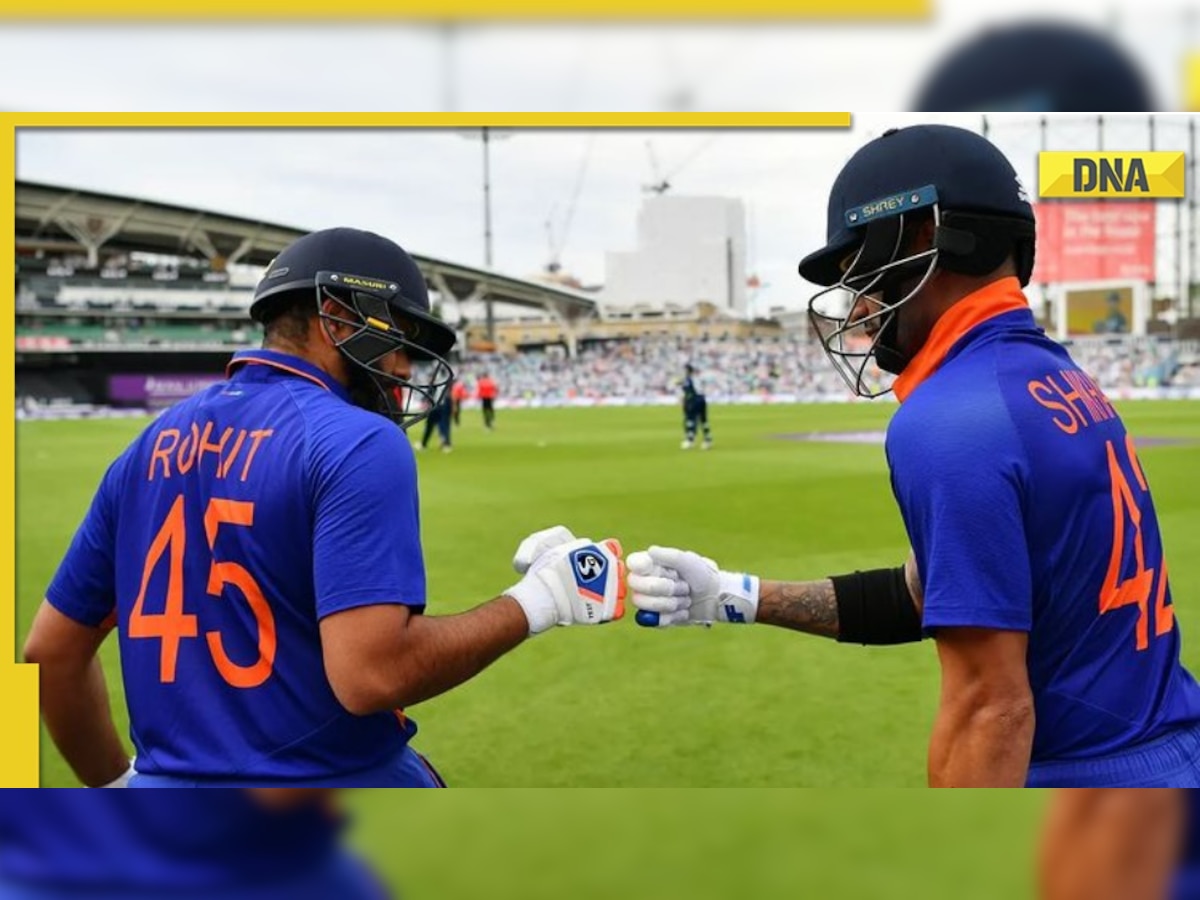 Rohit Sharma's half-century and a century stand with Shikhar Dhawan powers Indian team to 10 wicket victory vs England