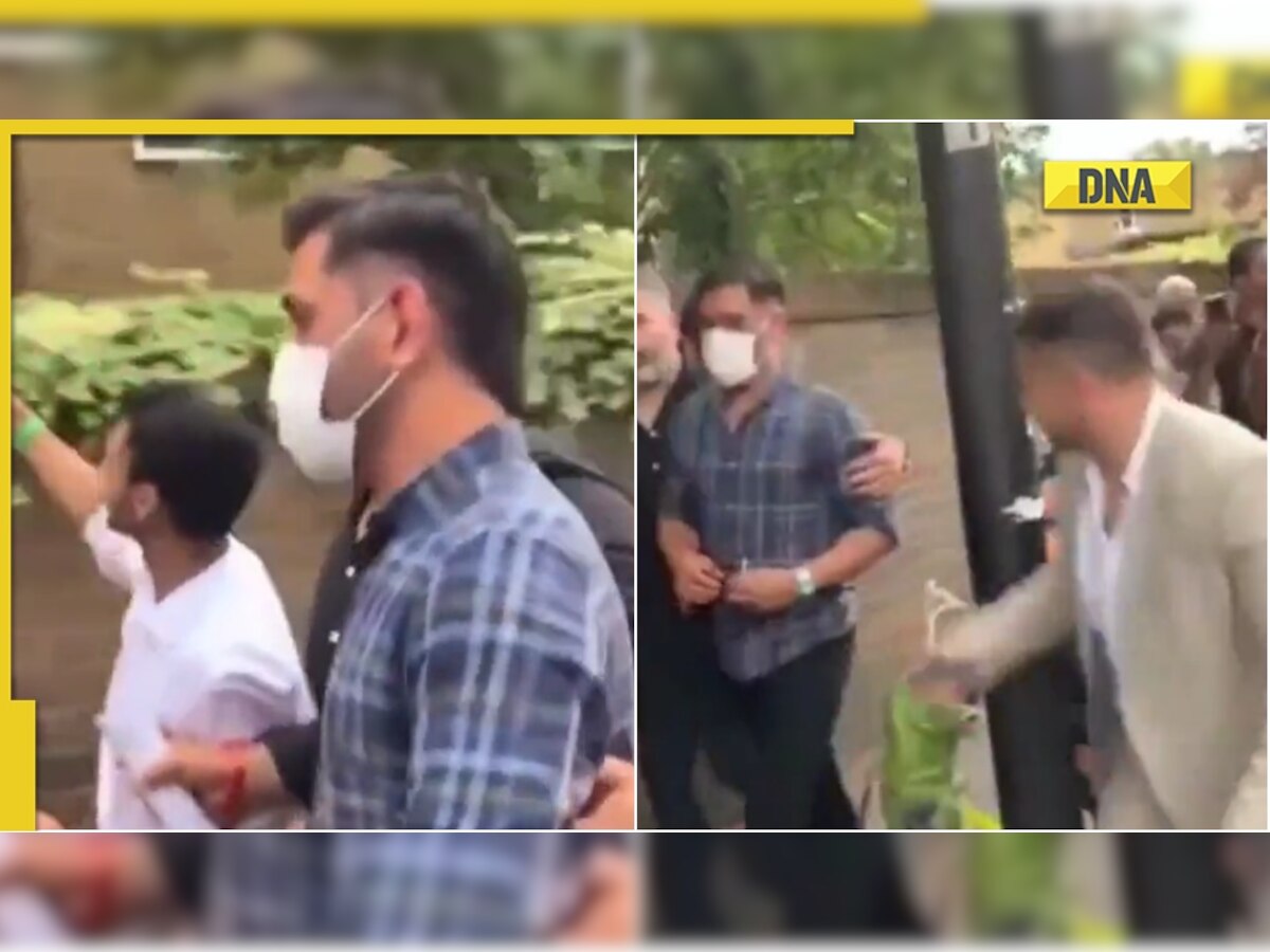 'Craze of MS Dhoni': Legendary batsman surrounded by fans asking for selfie in London, watch video