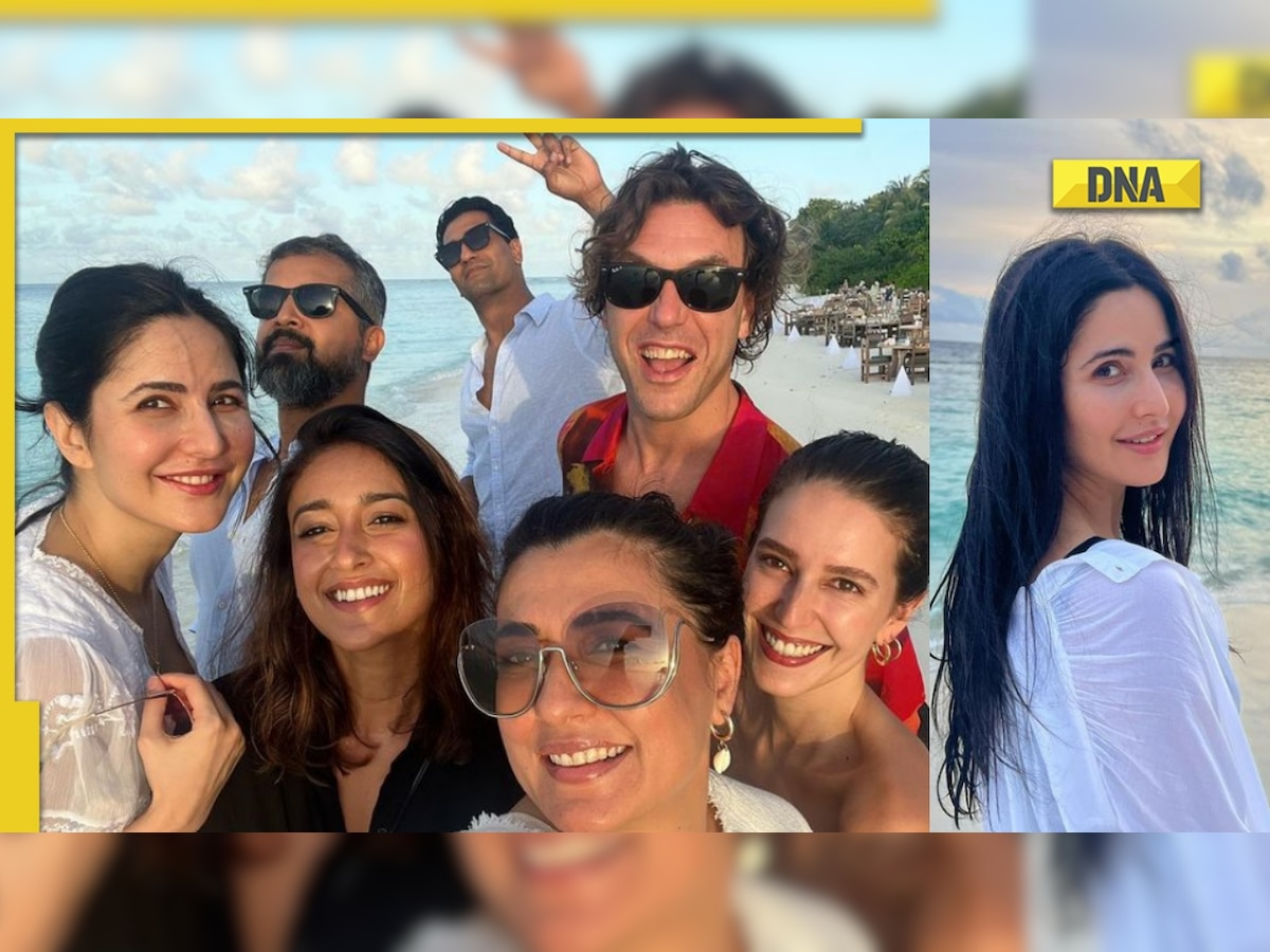 Katrina Kaif celebrates 39th birthday on Maldives beach with Vicky Kaushal, Ileana D'Cruz, see viral photos