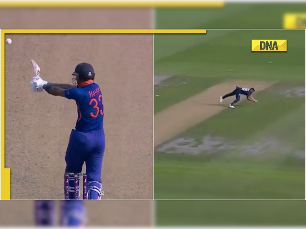 IND vs ENG: Hardik Pandya dismissed after Ben Stokes takes unbelievable catch, watch video