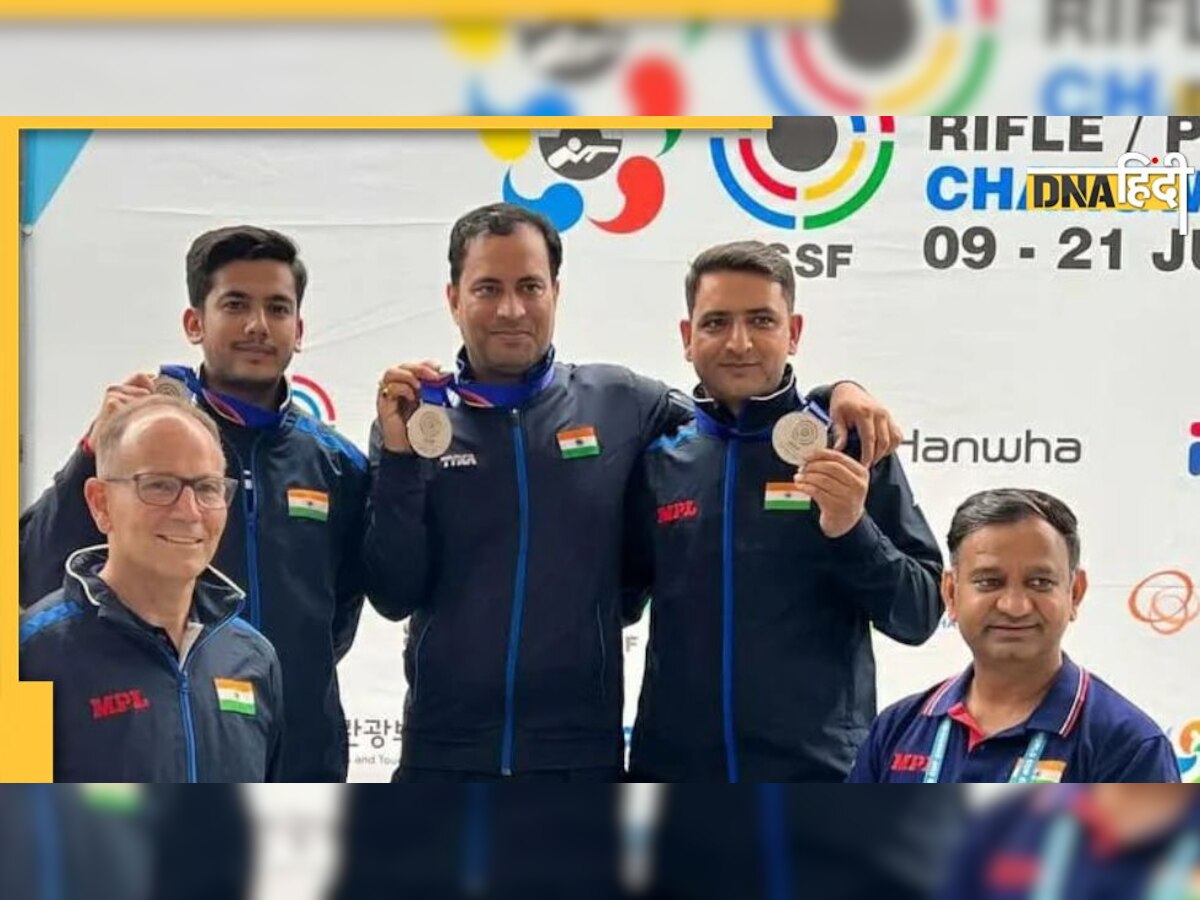 ISSF World Cup: एशियन गेम्स के रजत पदक विजेता चैन सिंह ने संजीव राजपूत के साथ �जीता रजत पदक 