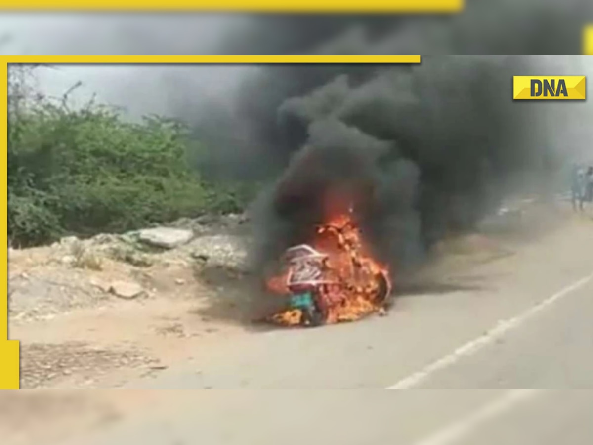 Maharashtra: 7 electric bikes burned at Pune showroom due to suspected overcharging