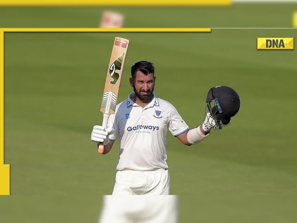 Cheteshwar Pujara slams a century on his captaincy debut for Sussex