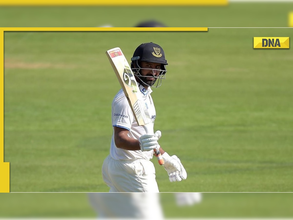 Cheteshwar Pujara slams a double century for Sussex on his captaincy debut