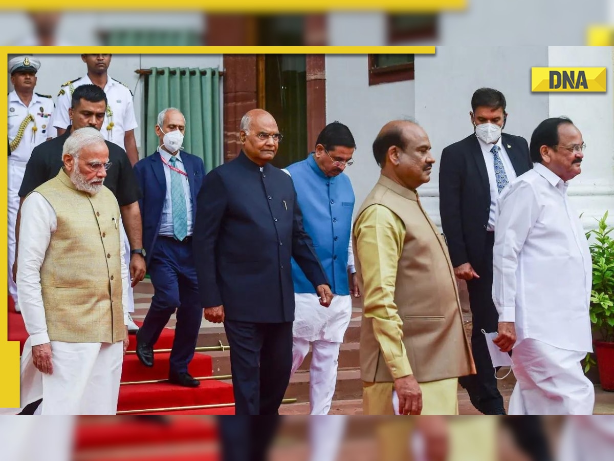 PM Modi, VP Venkaiah Naidu, MPs bid farewell to outgoing President Ram Nath Kovind