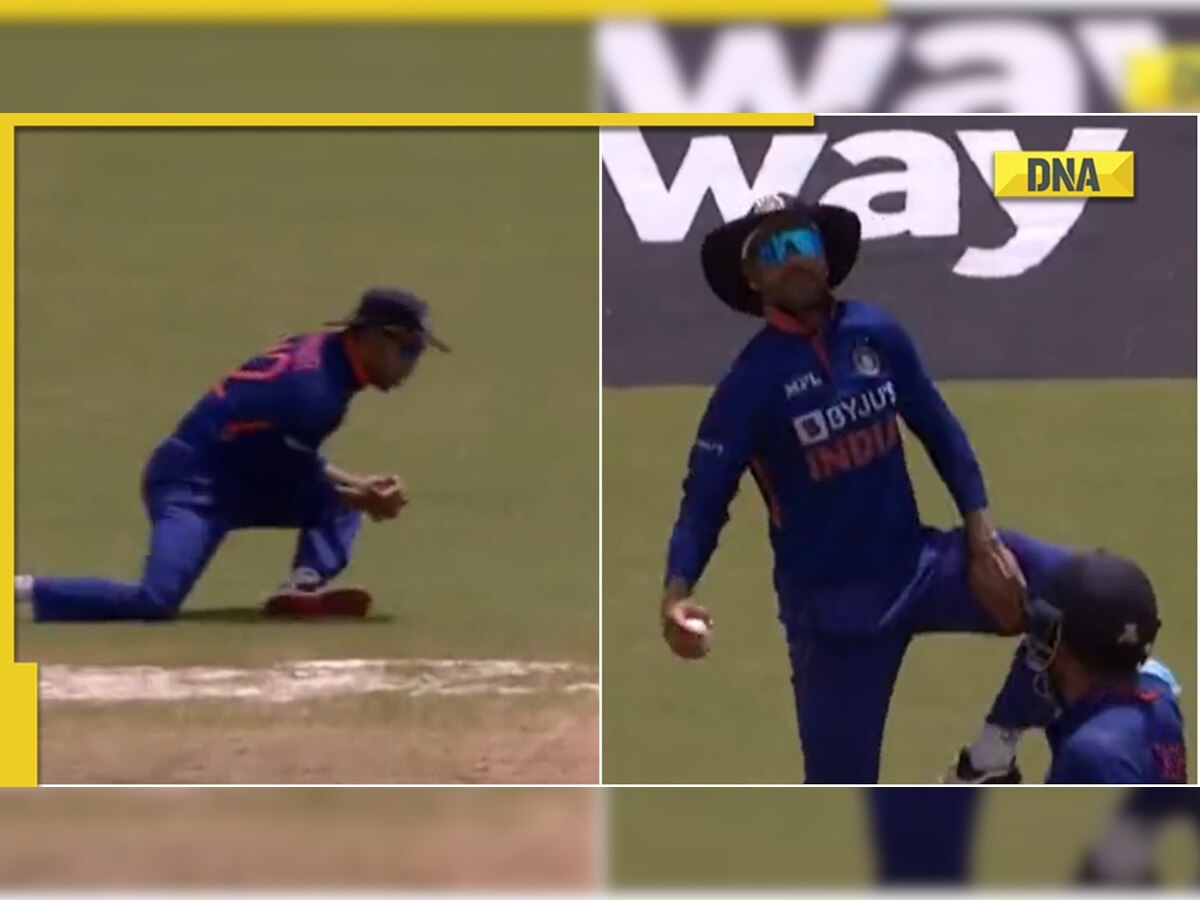 IND vs WI: Shikhar Dhawan shows off lightning-quick reflexes to dismiss Shamarh Brooks, watch video