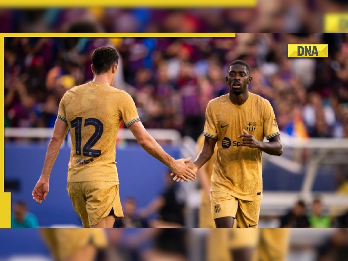 Barcelona vs Juventus highlights: Dembele, Moise Kean bag two goals each in 2-2 goal fest