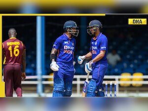 Shikhar Dhawan departs after a century stand with Shubman Gill, India looks all set for a huge target