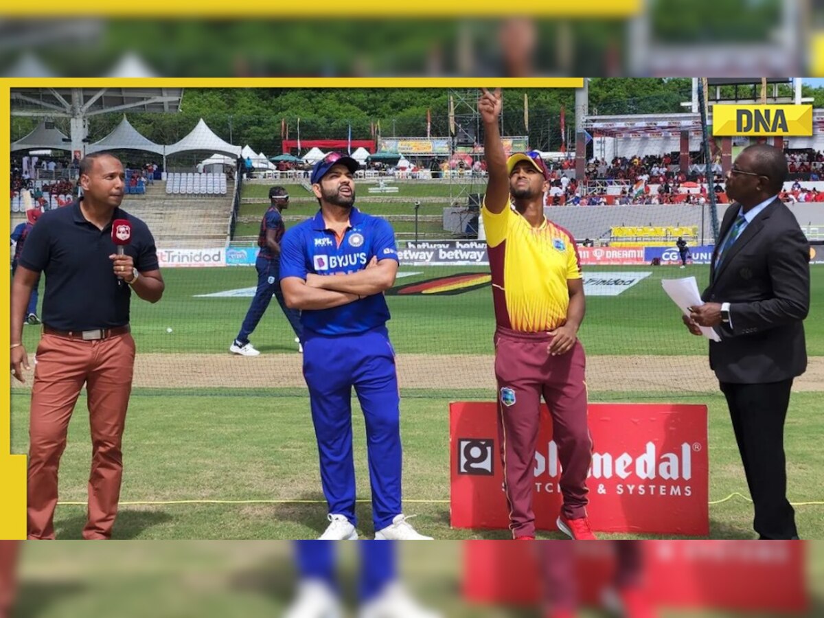 West Indies wins the toss and opts to bowl first against India in the 1st T20I, Arshdeep Singh and R Ashwin in the team