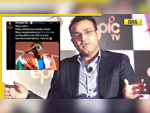 CWG 2022: Virender Sehwag brutally trolled after wrongly congratulating Hima Das for winning gold