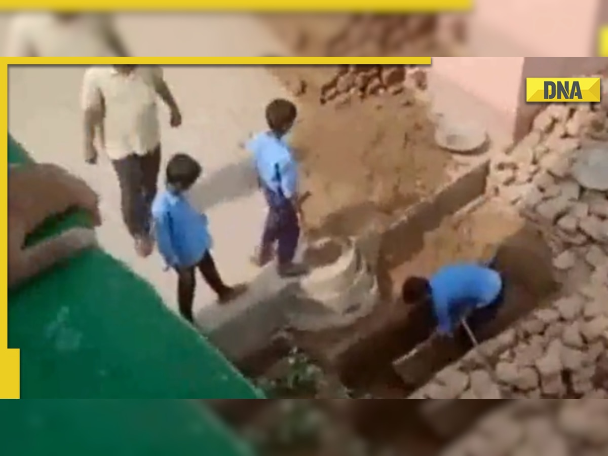 Bihar students seen chopping wood, cutting stones in viral video; school faces action