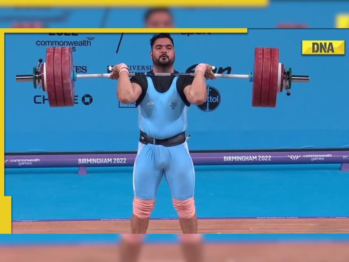 CWG 2022: Bronze for Lovepreet Singh in Men's 109kg after he lifts total of 355kg