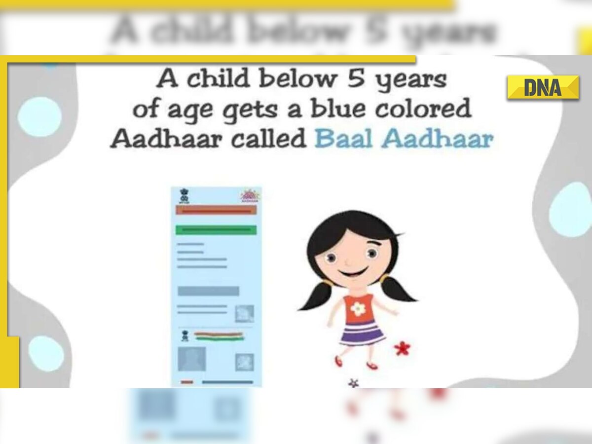 Aadhaar Card update: Step-by-step guide to apply for Blue Aadhaar or Baal Aadhaar for your children