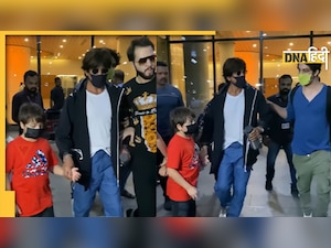 Shahrukh Khan: फैन की इस हरकत पर बिगड़ बैठे किंग खान, Aryan Khan ने किया पापा को शांत 