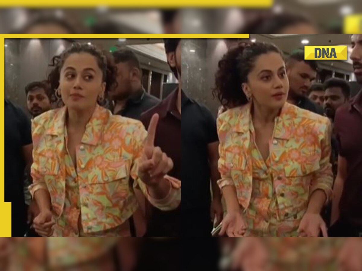 Dobaaraa star Taapsee Pannu gets into heated argument with paps after she arrives late, says 'mujhse tameez se...'