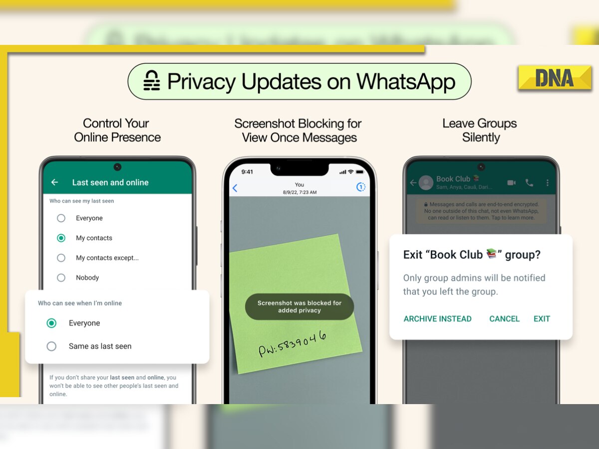 WhatsApp announces new features: Leave groups silently, manage online status and more