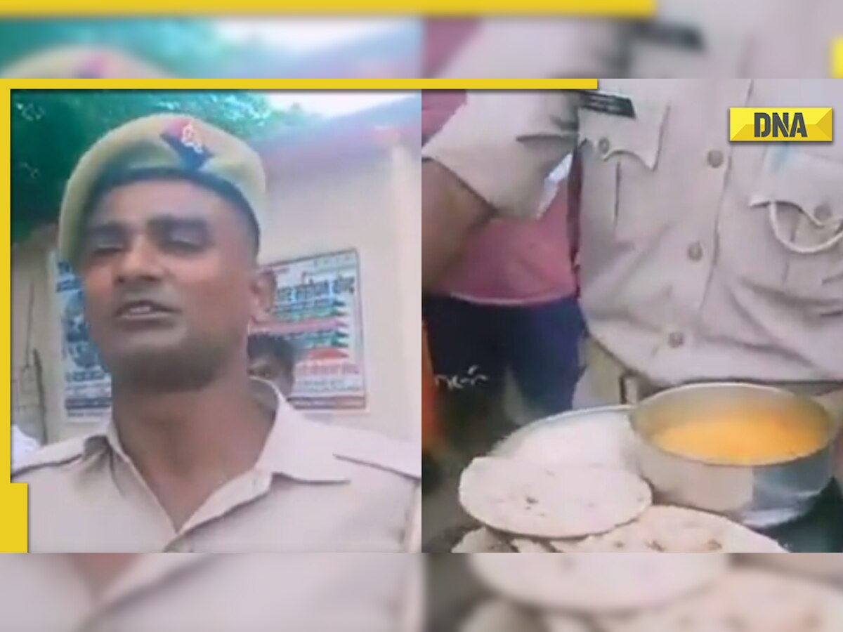 Uttar Pradesh cop cries complaining about poor food quality, video goes viral 