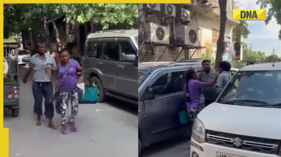 Noida Viral Video: Woman Car Driver Slaps E-rickshaw Driver 17 Times