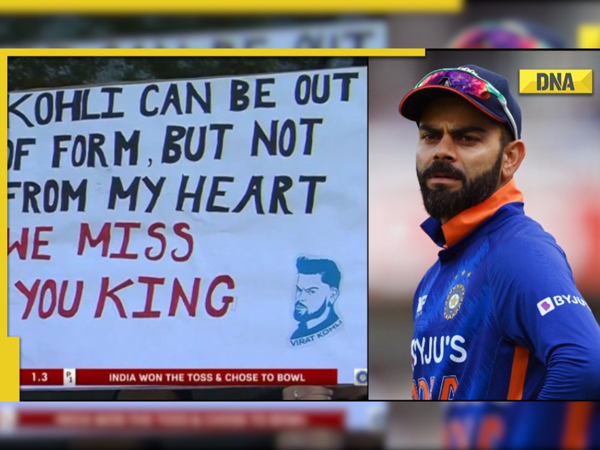 'We miss you King': Fans in Zimbabwe spotted with Virat Kohli placard during 2nd ODI