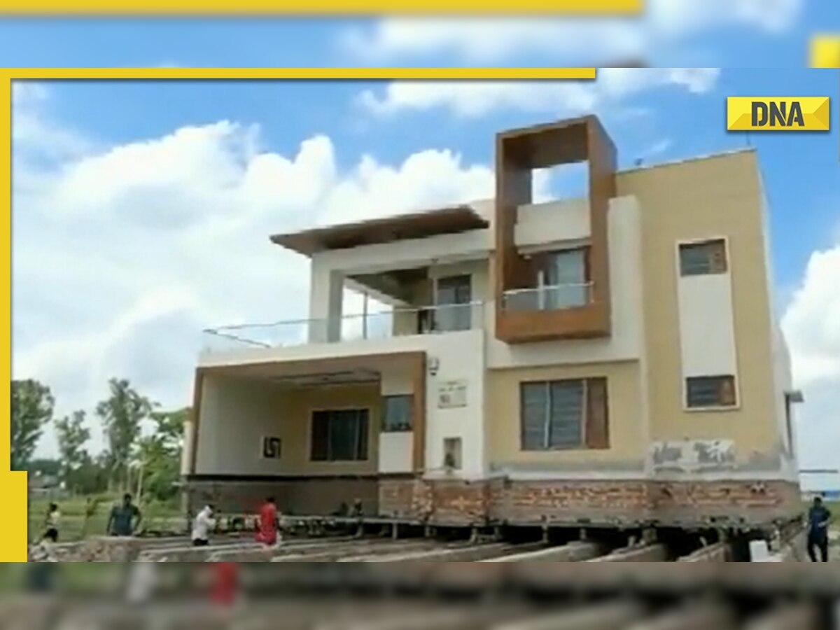 Video: Punjab farmer moves his 2-storey house to make way for highway