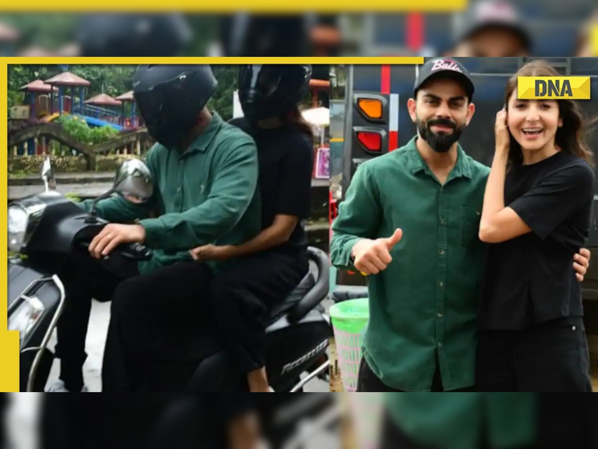 Virat Kohli and Anushka Sharma spotted taking a scooter ride in incignito mode, check pics