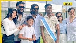 Dhanush reunites with ex-wife Aishwaryaa Rajinikanth for son Yatra's school function, photo goes viral