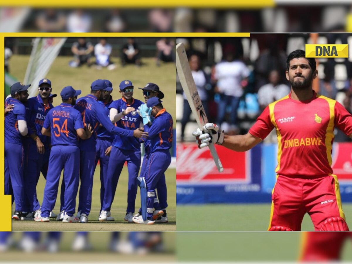 Sikandar Raza's fighting century goes in vain as India Beats Zimbabwe by 13 runs in the 3rd ODI