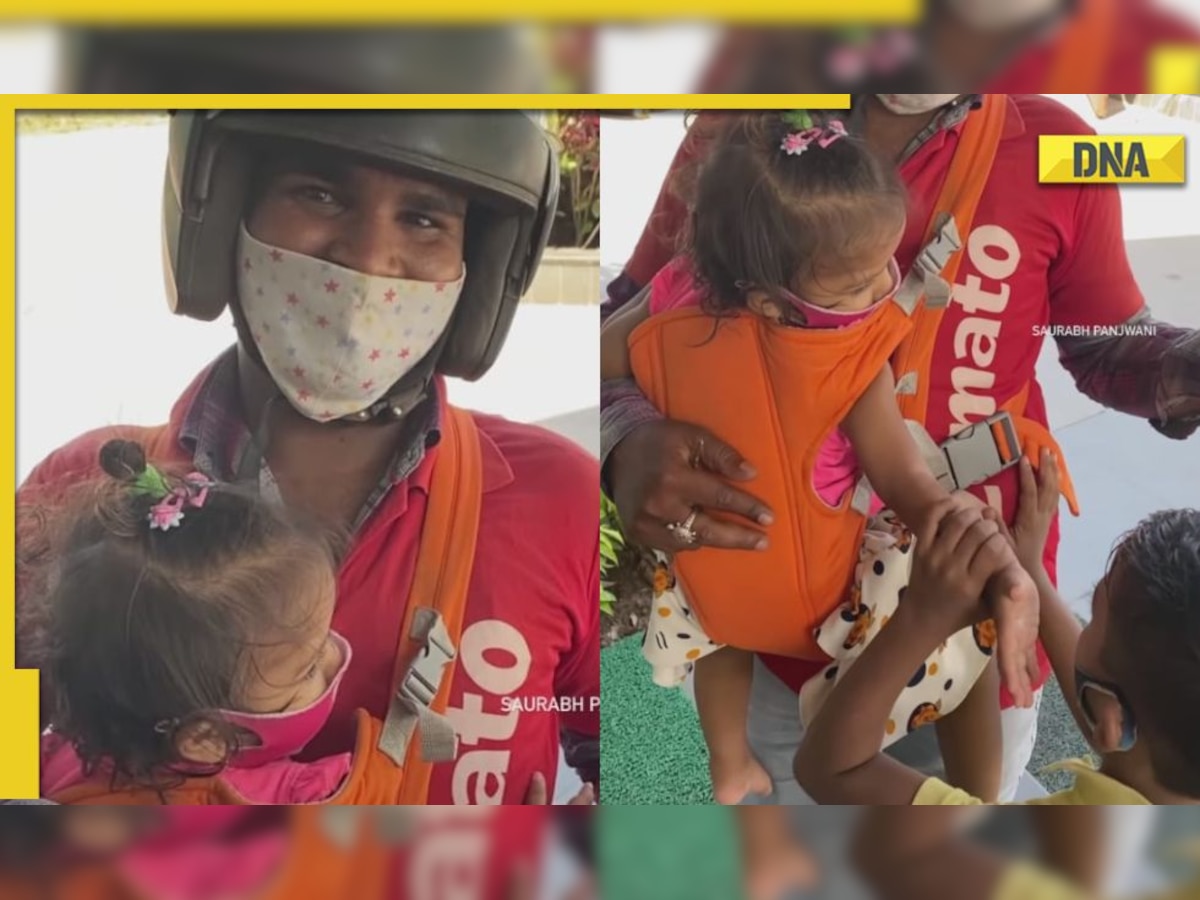 Heart-warming story of zomato delivery guy taking kids to work goes viral, melts netizens' hearts