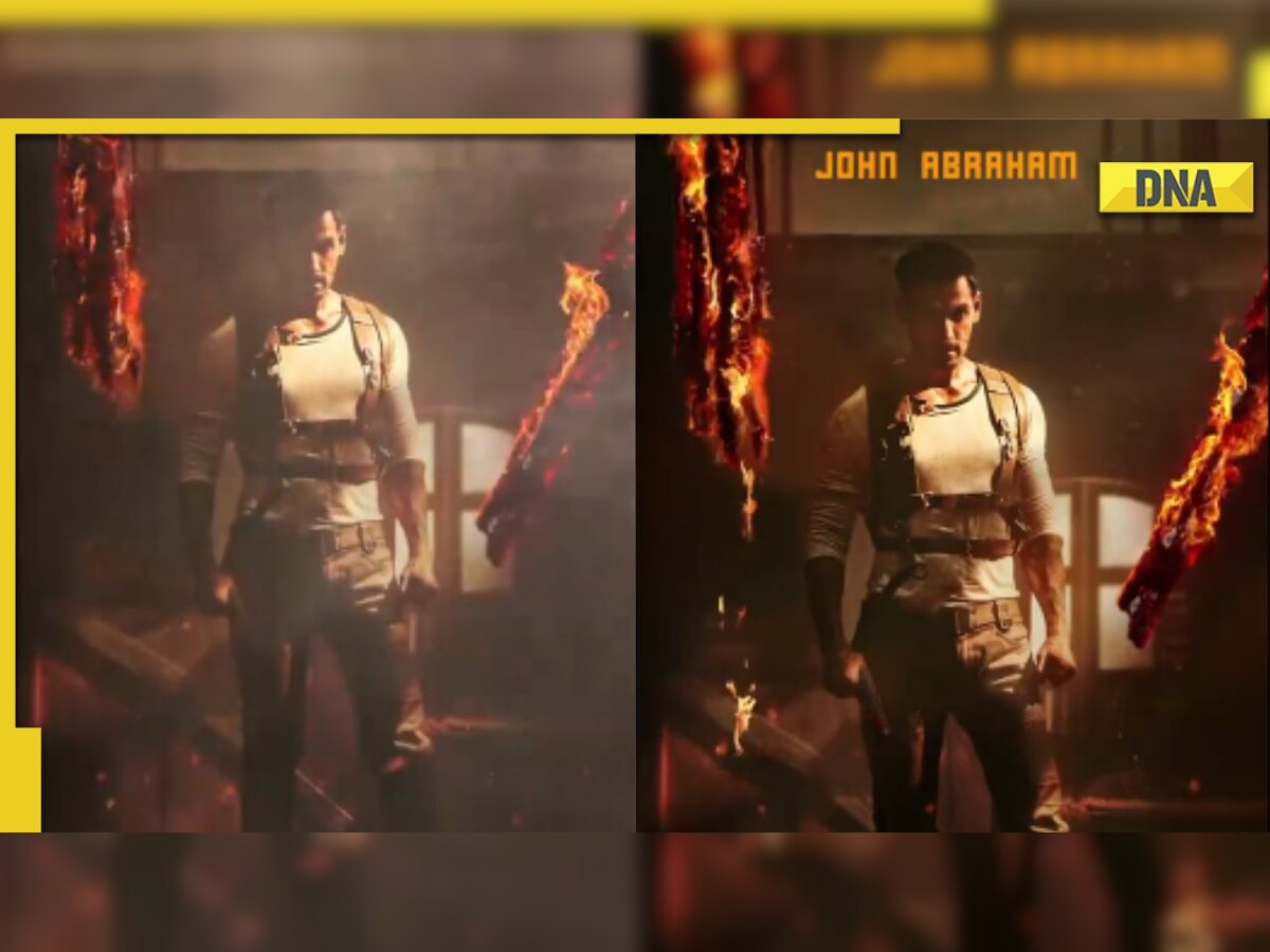 Pathaan: John Abraham looks fearless in Shah Rukh Khan, Deepika Padukone's film, shares explosive first look