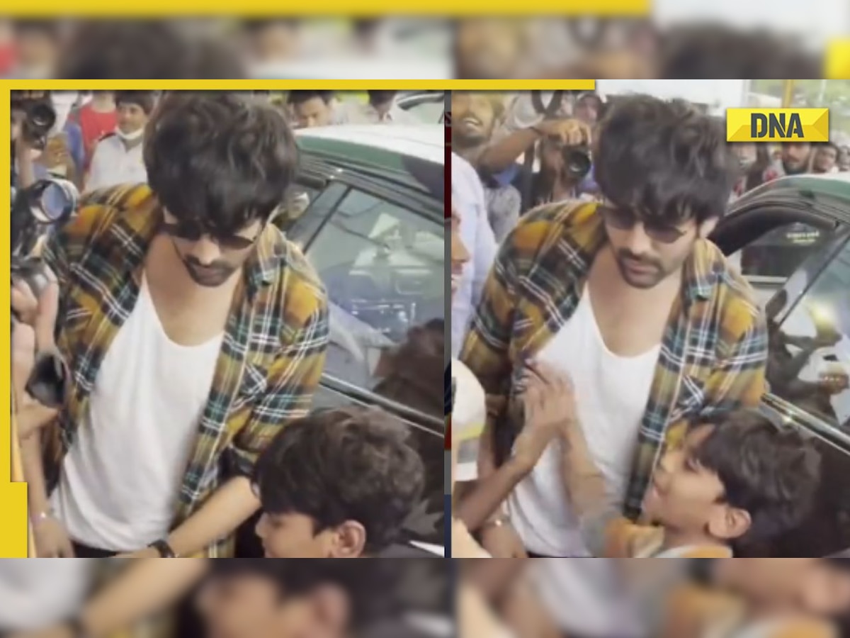 Kartik Aaryan wins the internet for his gesture to young boy, netizens call him 'humble soul'