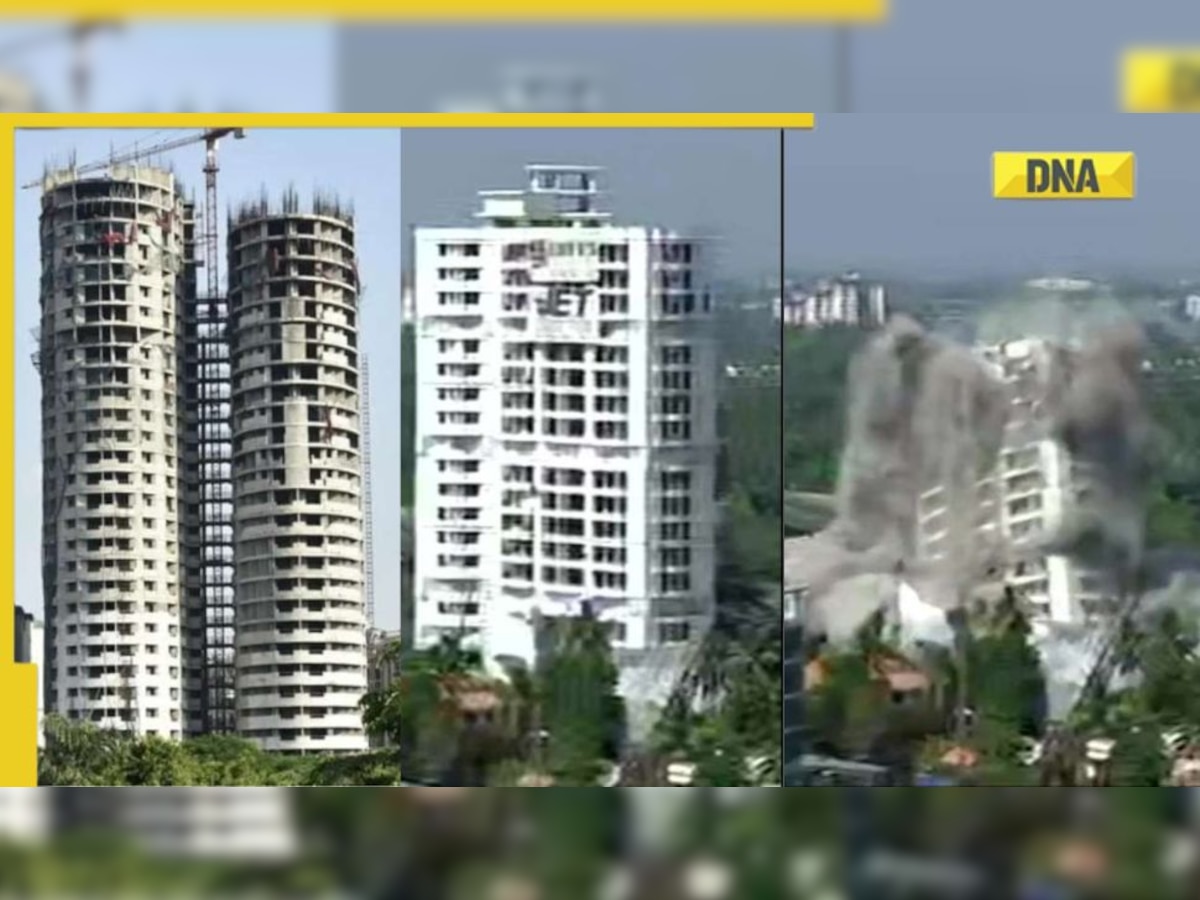 Ahead of Supertech Twin Towers demolition, watch video of implosion of illegal buildings in Kerala