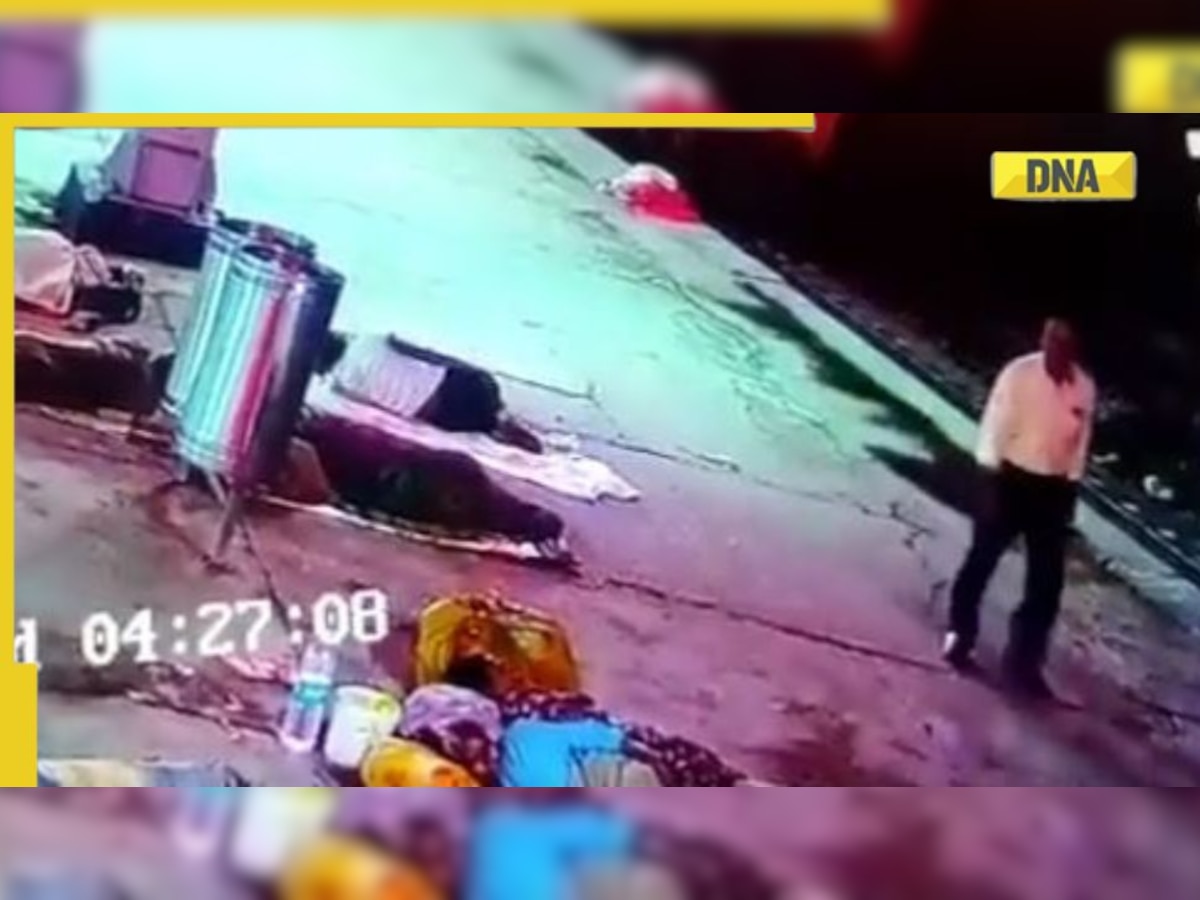 Mathura: In viral video, man kidnaps toddler sleeping with parents on railway platform