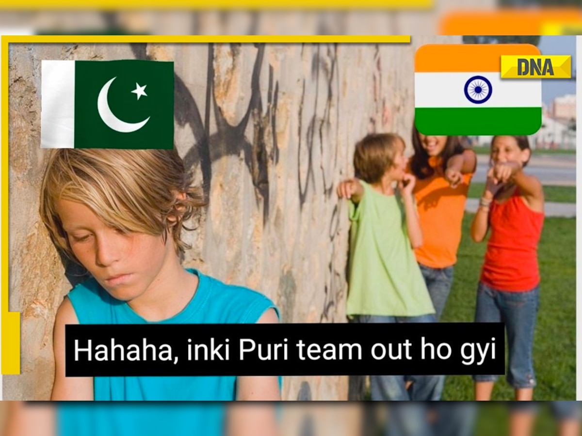 '20 over bhi nahi khel paaye': Pakistan brutally trolled after being bundled for 147 against India