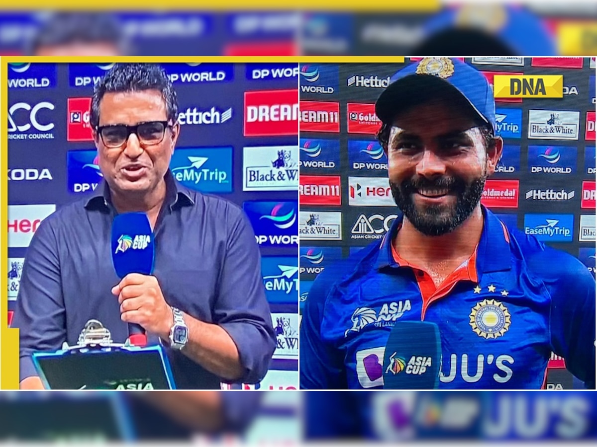 IND vs PAK: Sanjay Manjrekar asks Ravindra Jadeja 'you're okay to talk to me?' Watch his reply