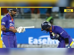 Watch: Dinesh Karthik bows down to Hardik Pandya after Indian all-rounder hits match winning six
