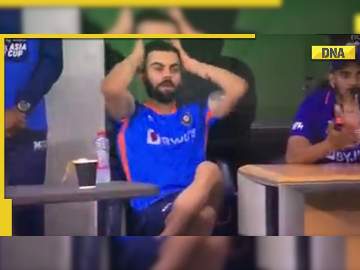 IND vs PAK Asia Cup 2022 Highlighs: Check out Virat Kohli's viral reaction after Ravindra Jadeja survives a close call