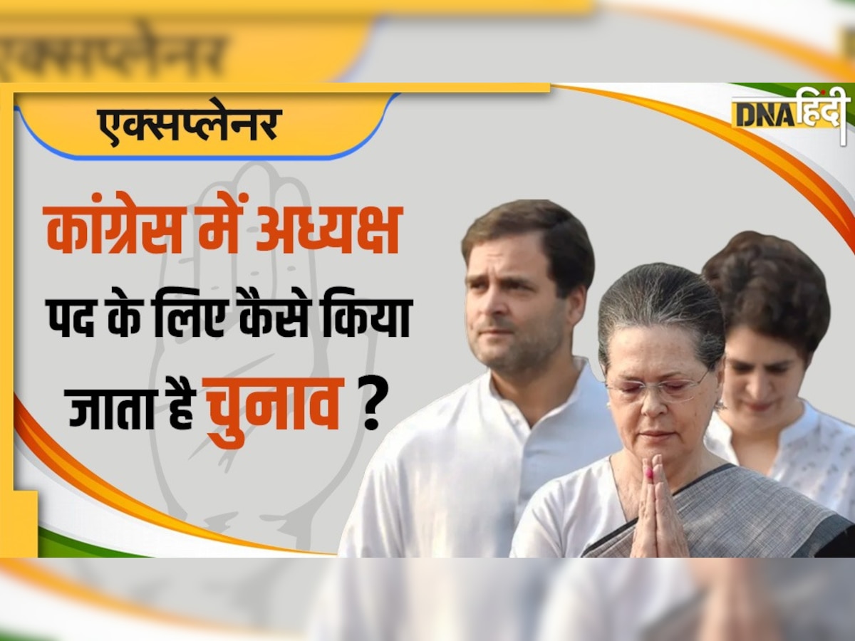 Congress Election Process: कांग्रेस में अध्यक्ष पद का कैसे होता है चुनाव? कौन करते हैं और वोट क्या होती है प्रक्रिया, जानें सबकुछ