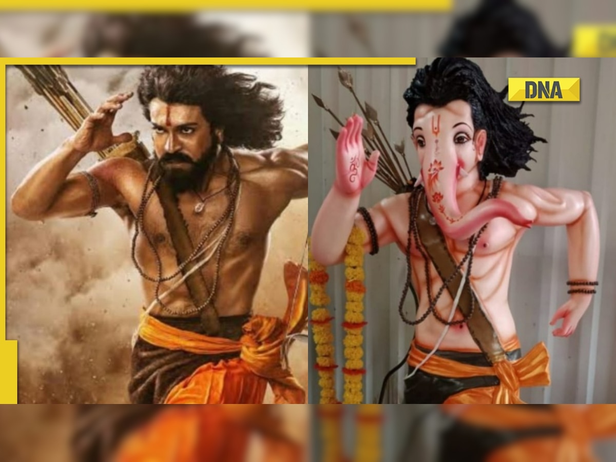 Ram Charan's look as Alluri Sitarama Raju in RRR inspires Ganapati idols for Ganesh Chaturthi 2022