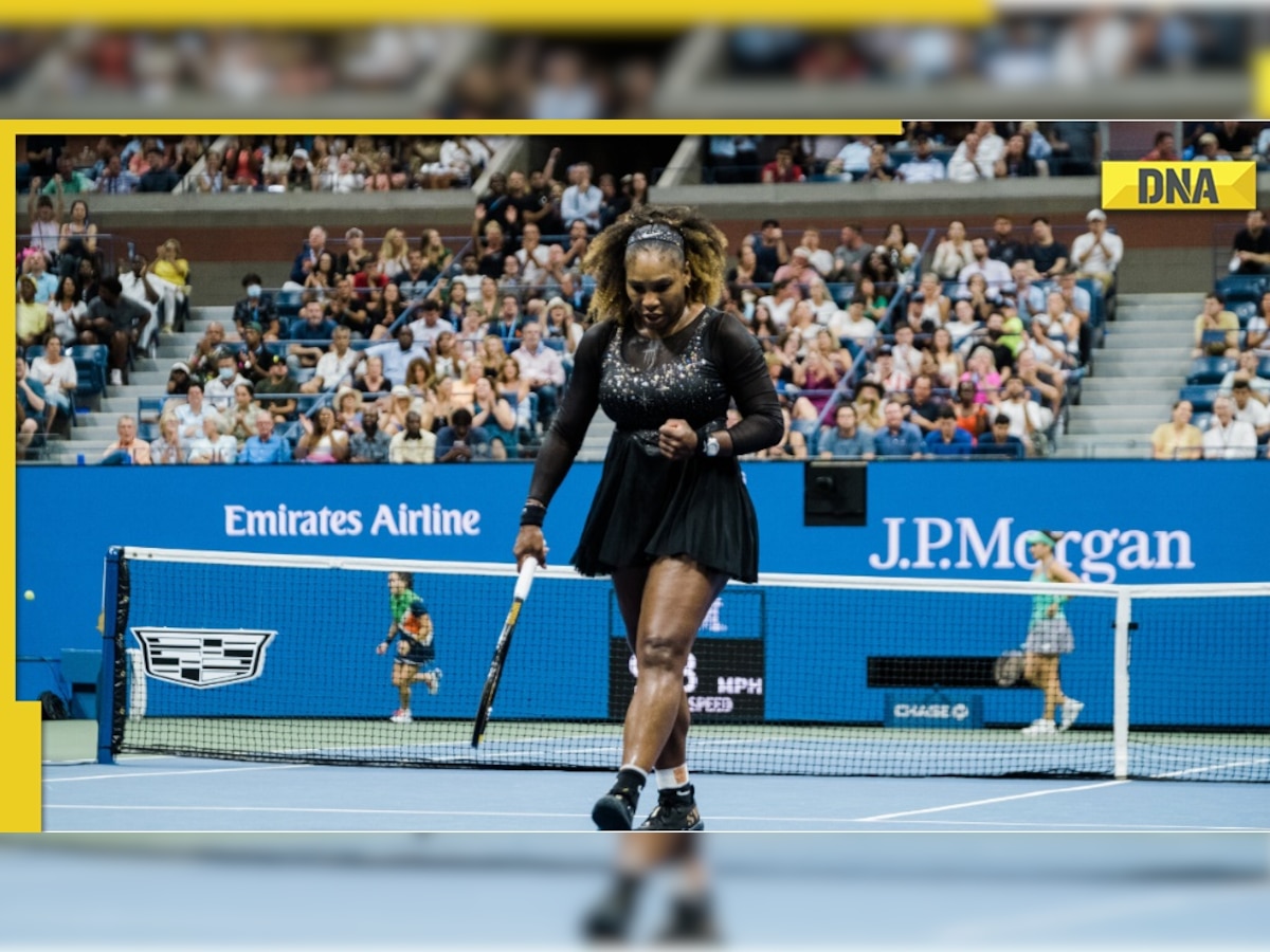 Serena Williams moves to the second round after winning straight sets in her final US Open