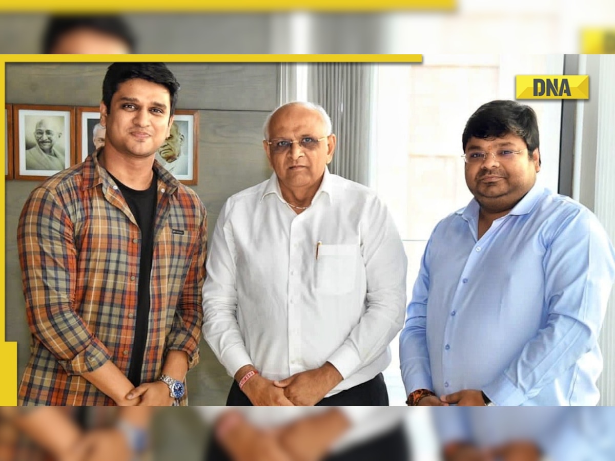 Karthikeya 2: Gujarat CM Bhupendra Patel appreciates film, poses with Nikhil Siddhartha, producer Abhishek Agarwal