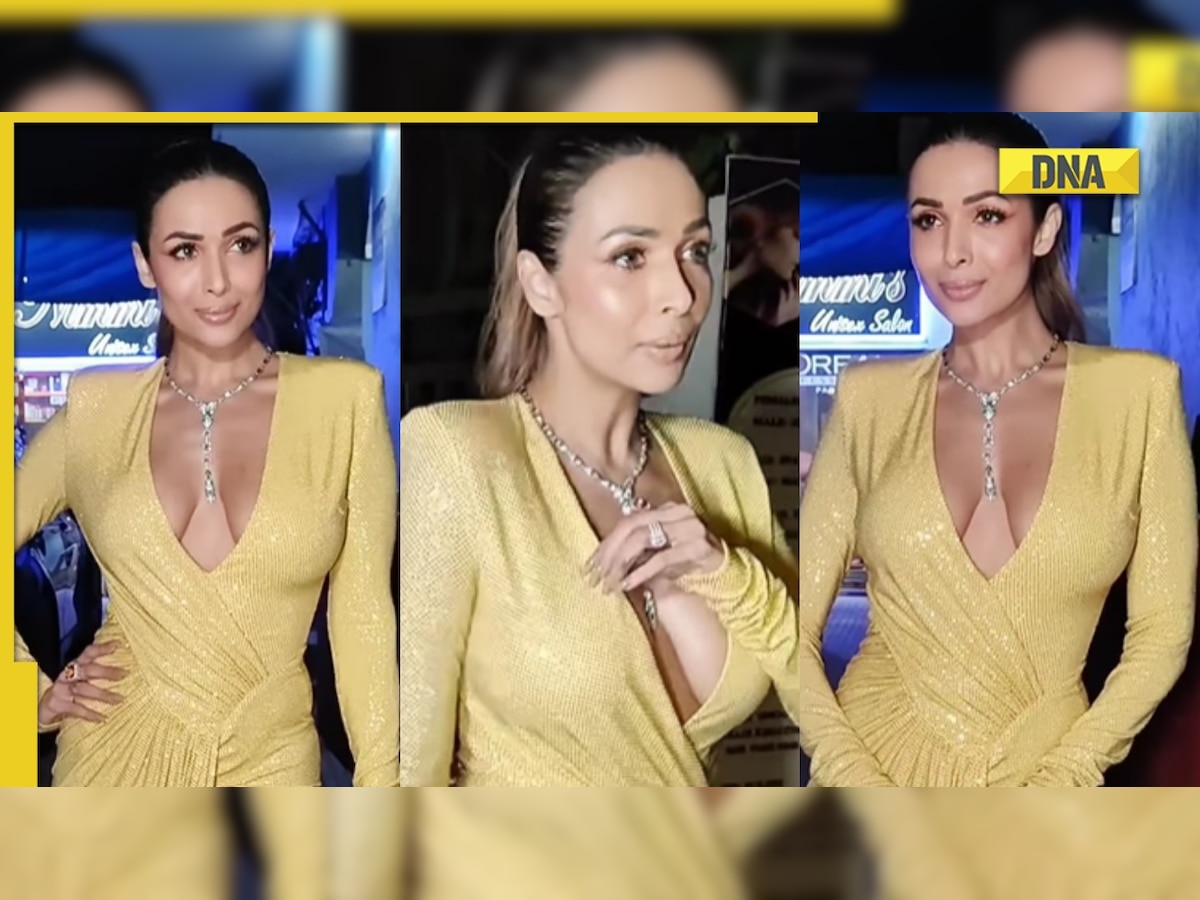 Malaika Arora gets mercilessly trolled as she looks uncomfortable in bold yellow dress with plunging neckline