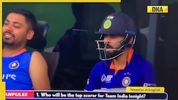 IND vs HK: Watch Virat Kohli's priceless expression as fan poll says he would score more than Rohit, Rahul