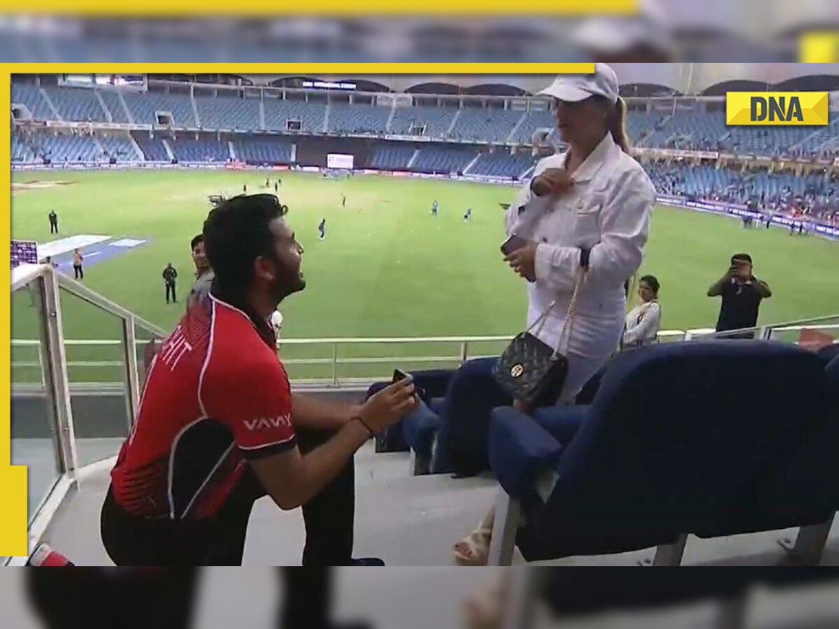 IND vs HK Asia Cup: Hong Kong batter Kinchit Shah proposes to his girlfriend in stadium after match against India| WATCH