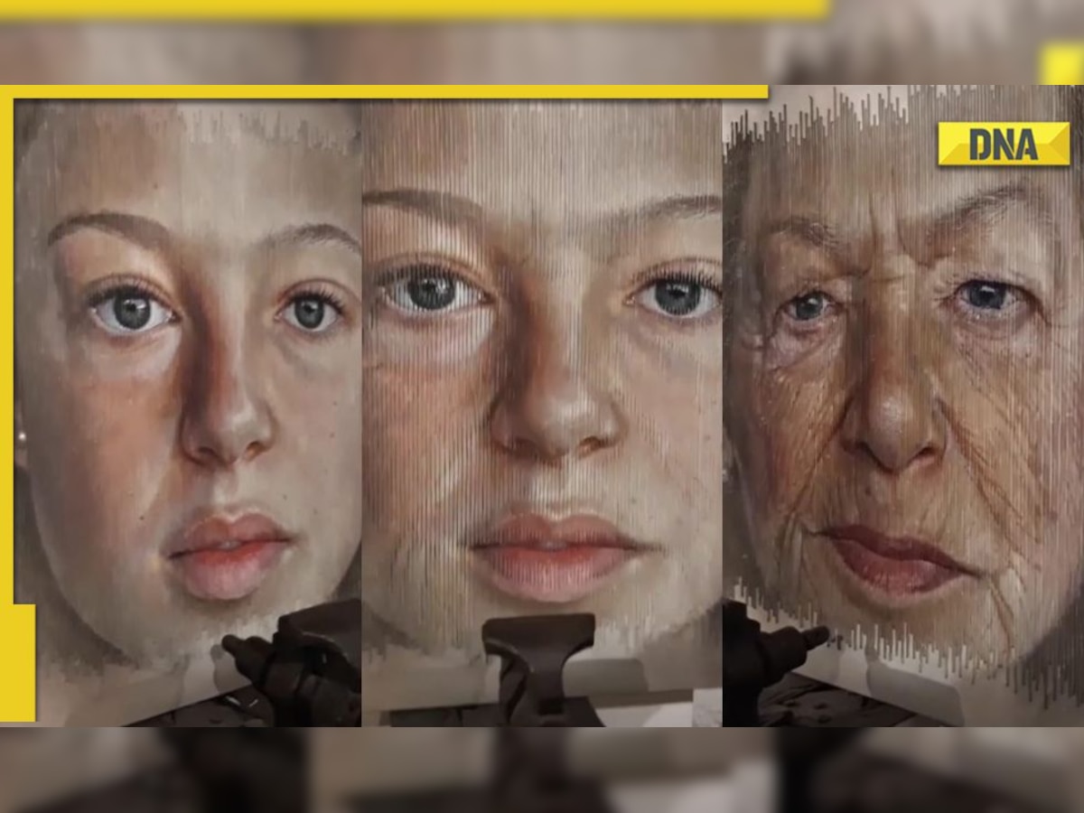 Optical illusion Viral artwork by Spanish artist that shows woman