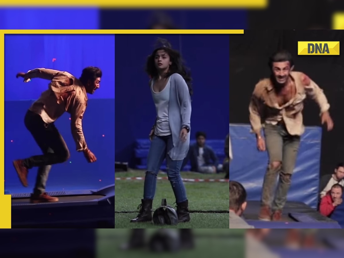 Brahmastra: Alia Bhatt, Ranbir Kapoor, Amitabh Bachchan shoot intense action scenes in latest BTS clip