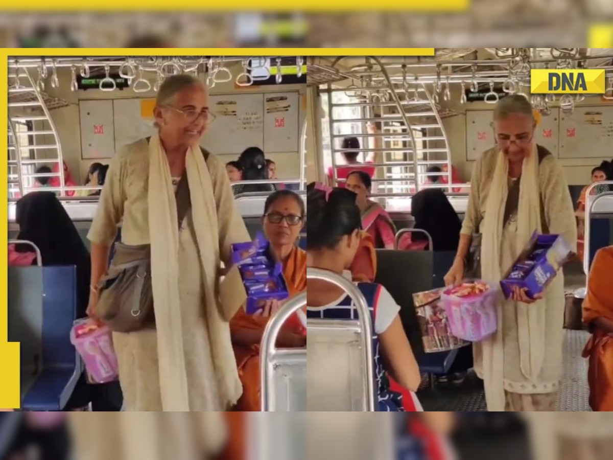 Watch: Video of elderly woman selling chocolates on train goes viral, inspires netizens