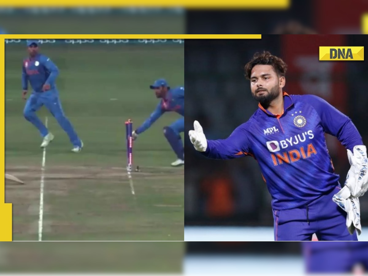 'Wish MS Dhoni was behind the stumps', react netizens after Rishabh Pant misses a run-out against Sri Lanka